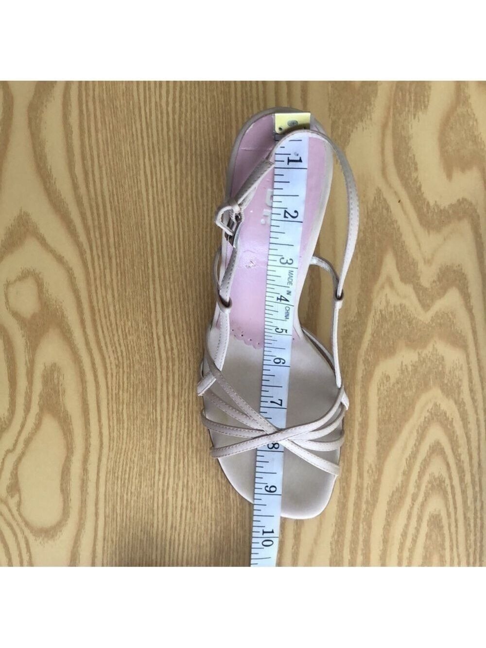 BP Nordstrom Lauren Strappy Sandal Ivory Beige Dressy Shoe Women's Size 6.5 - Picture 12 of 15